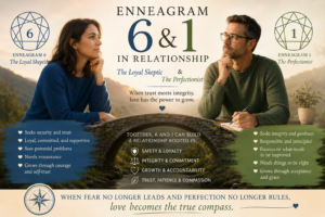 Enneagram 6 in relationship with Enneagram 1